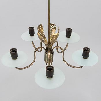 Paavo Tynell, A '9030' chandelier for Taito. Made to order 1950.