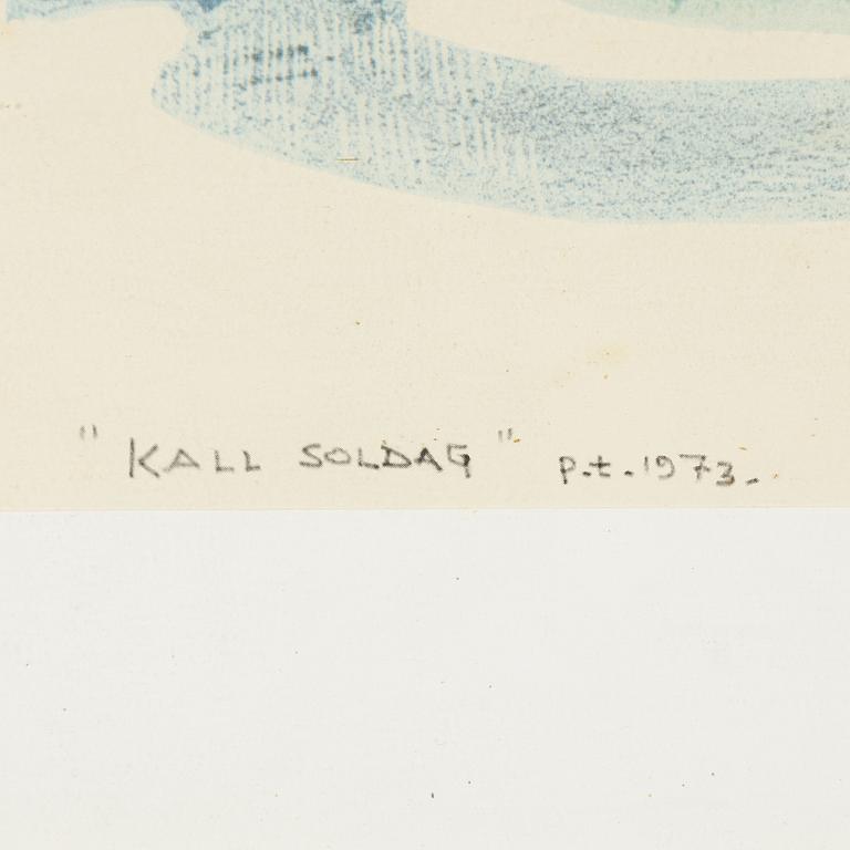 Roland Svensson, litograph in colours, signed, dated 1973.