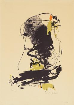 Asger Jorn, lithograph in colours, dated 58 and numbered 18/35 in pencil.