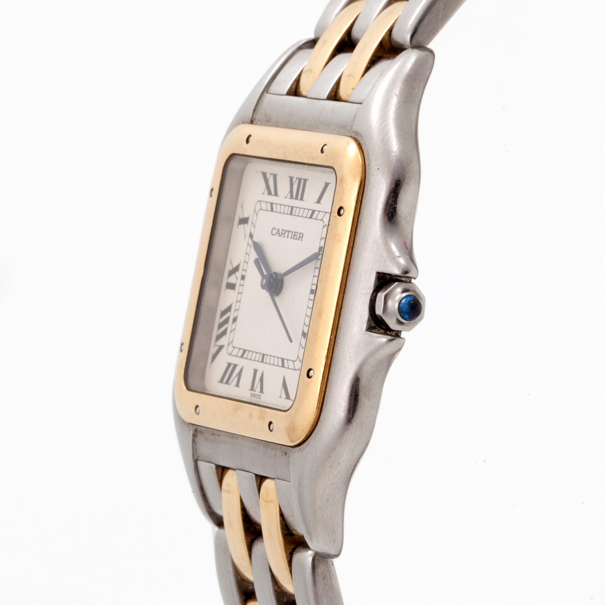 CARTIER, Panthère, wristwatch, 29,5 x 29,5 (40) mm,
