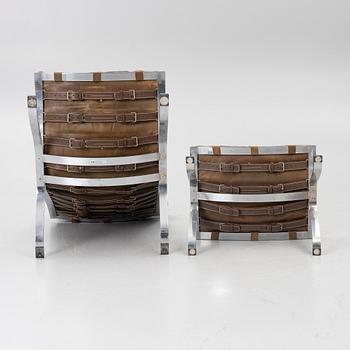 Arne Norell, An 'Ari' armchair with footstool, Norell Möbel, Aneby.