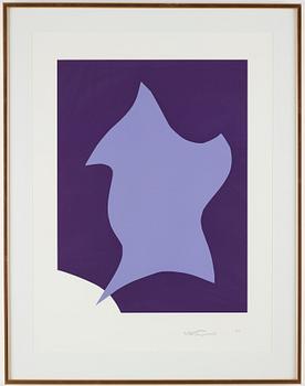 Richard Mortensen, silkscreen, 1991, signed and numbered HC.