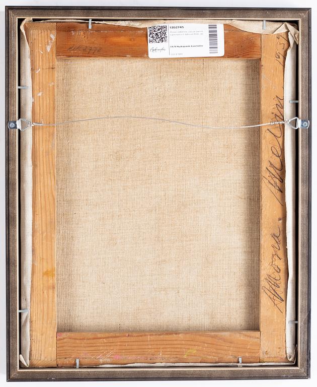 Mona Lodström, oil on canvas, signed and dated 1936.