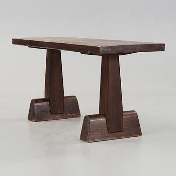 Axel Einar Hjorth, a dark stained "Utö" console or library table, Nordiska Kompaniet, Sweden 1930´s.