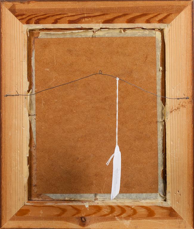 NIKOLAI LEHTO, blandteknik på skiva, signerad och daterad -84.