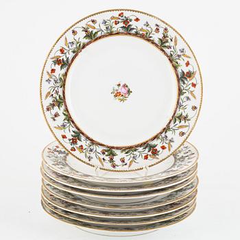 Eight plates, Duc d'Angoulême, Paris, France, 1790-1829.