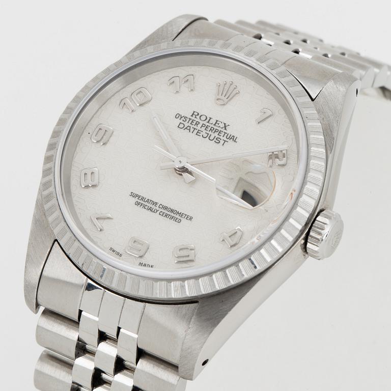 ROLEX, Oyster Perpetual, Datejust, armbandsur, 36 mm.