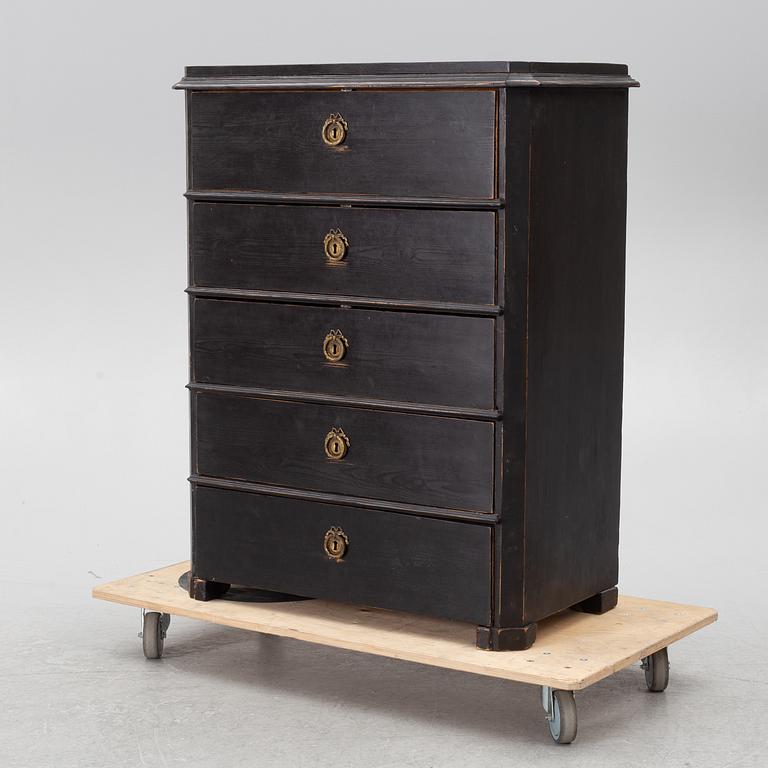 Byrå, omkring år 1900.