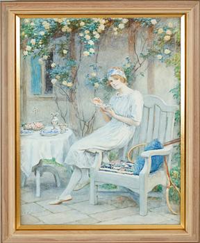 WILLIAM HENRY MARGETSON, 1861-1940, England,  akvarell, sign.