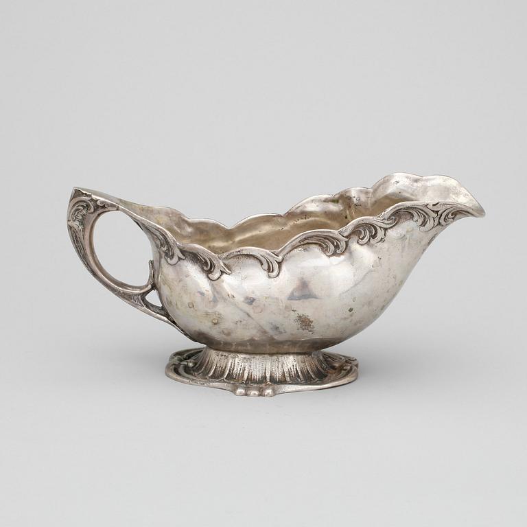 SÅSSNIPA. Silver, rokokostil, Stiltenn Sven Carlsson, Stockholm 966. Vikt ca gram.