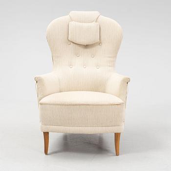 Carl Malmsten, fåtölj, "Farmor", O H Sjögren, 1900-talets andra hälft.