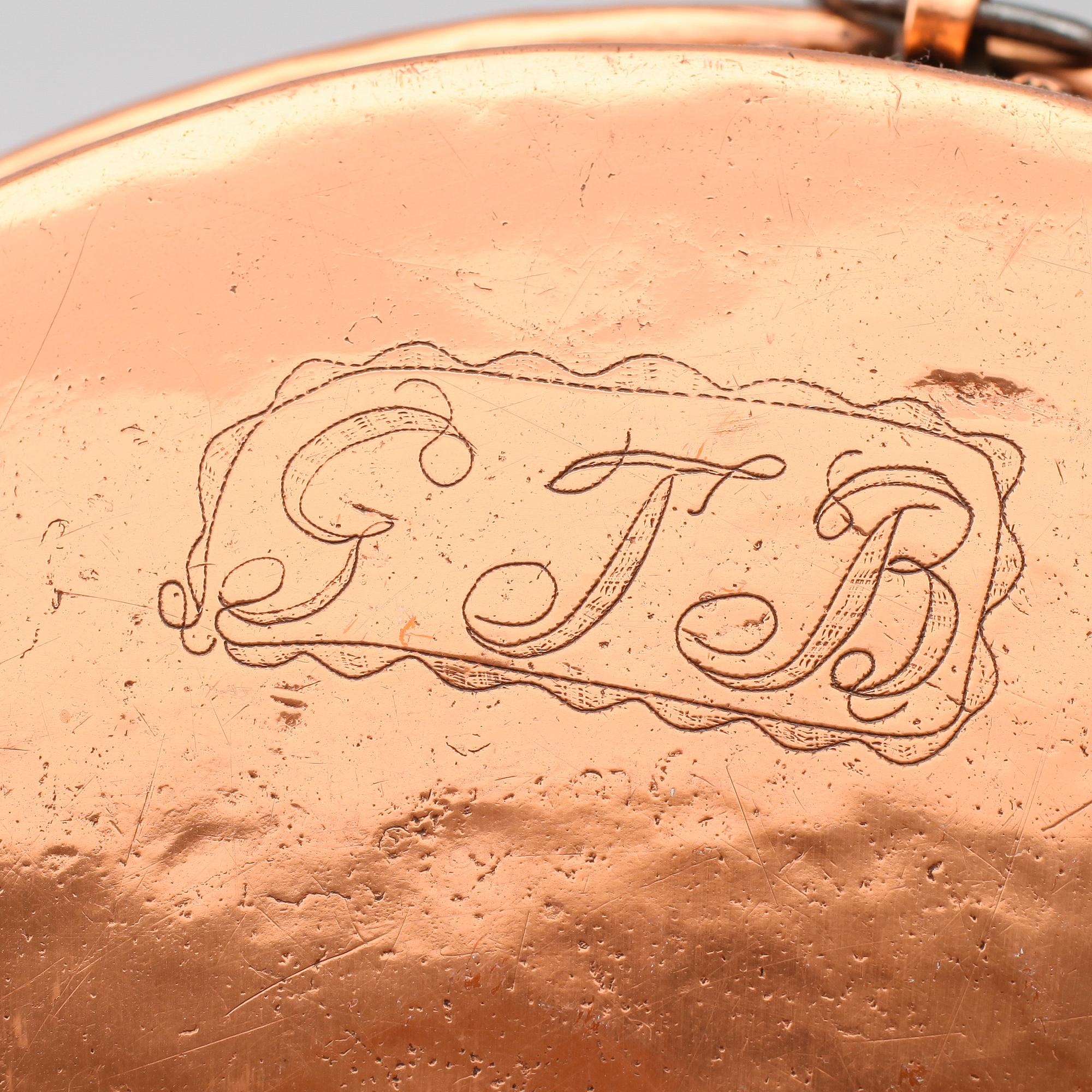 KOPPARFÖREMÅL, 5 delar, 1800-tal.