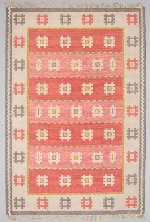 MATTA, rölakan, signerad AW. 1900-talets andra hälft. Ca 298 x 201 cm.