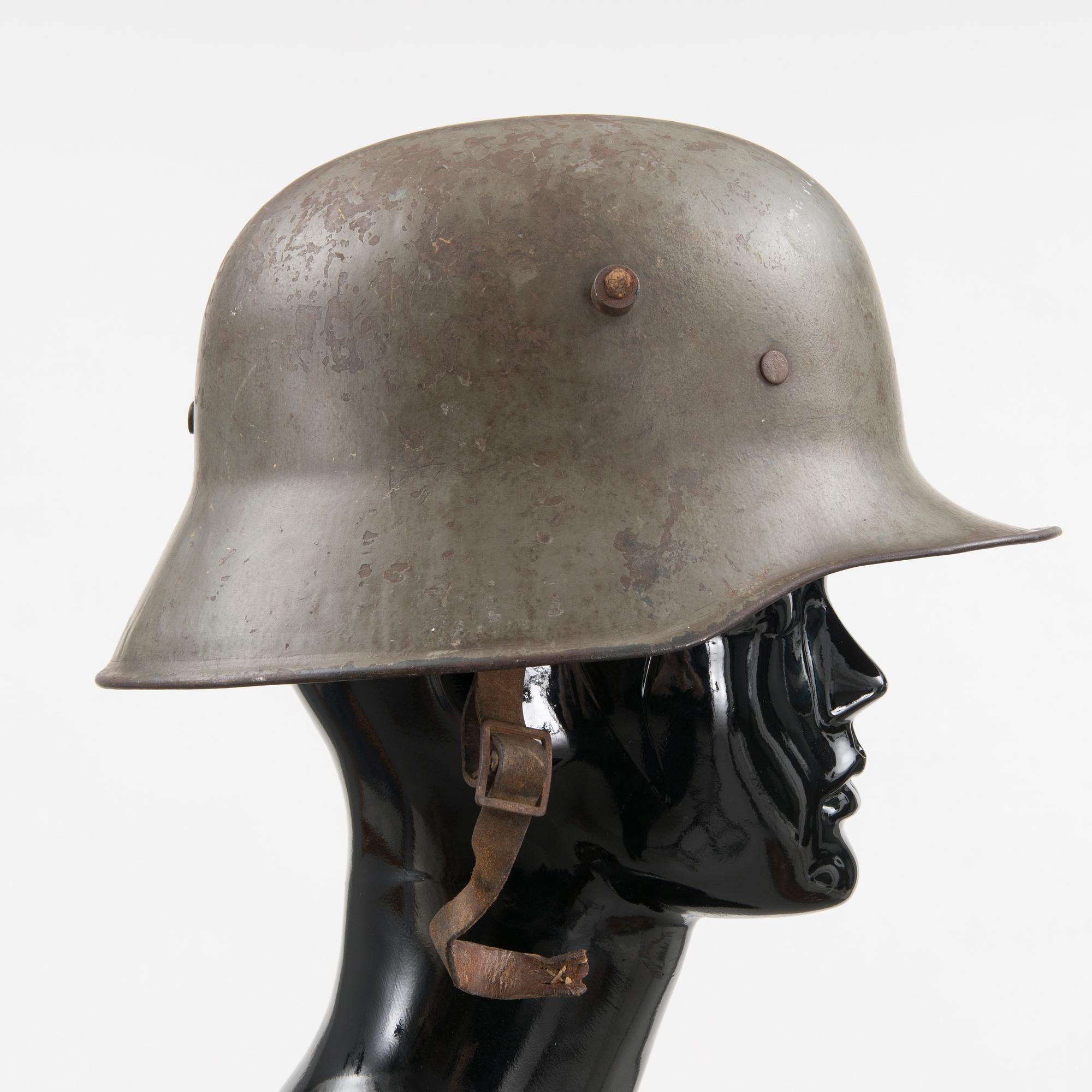 A German/Finnish model 1918 helmet.