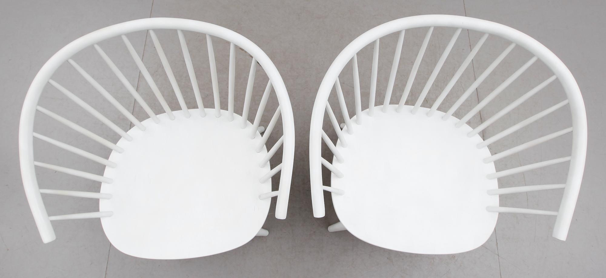 KARMSTOLAR, 1 par, "Eker", Gillis Lundgren, IKEA, 1960-tal.