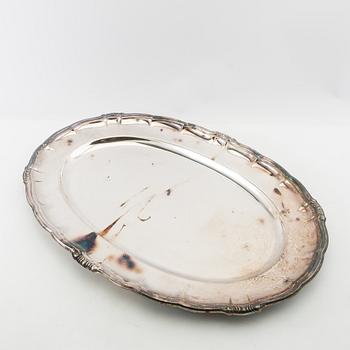 Trays/Serving platters including GAB silverplate, first half of the 20th century.