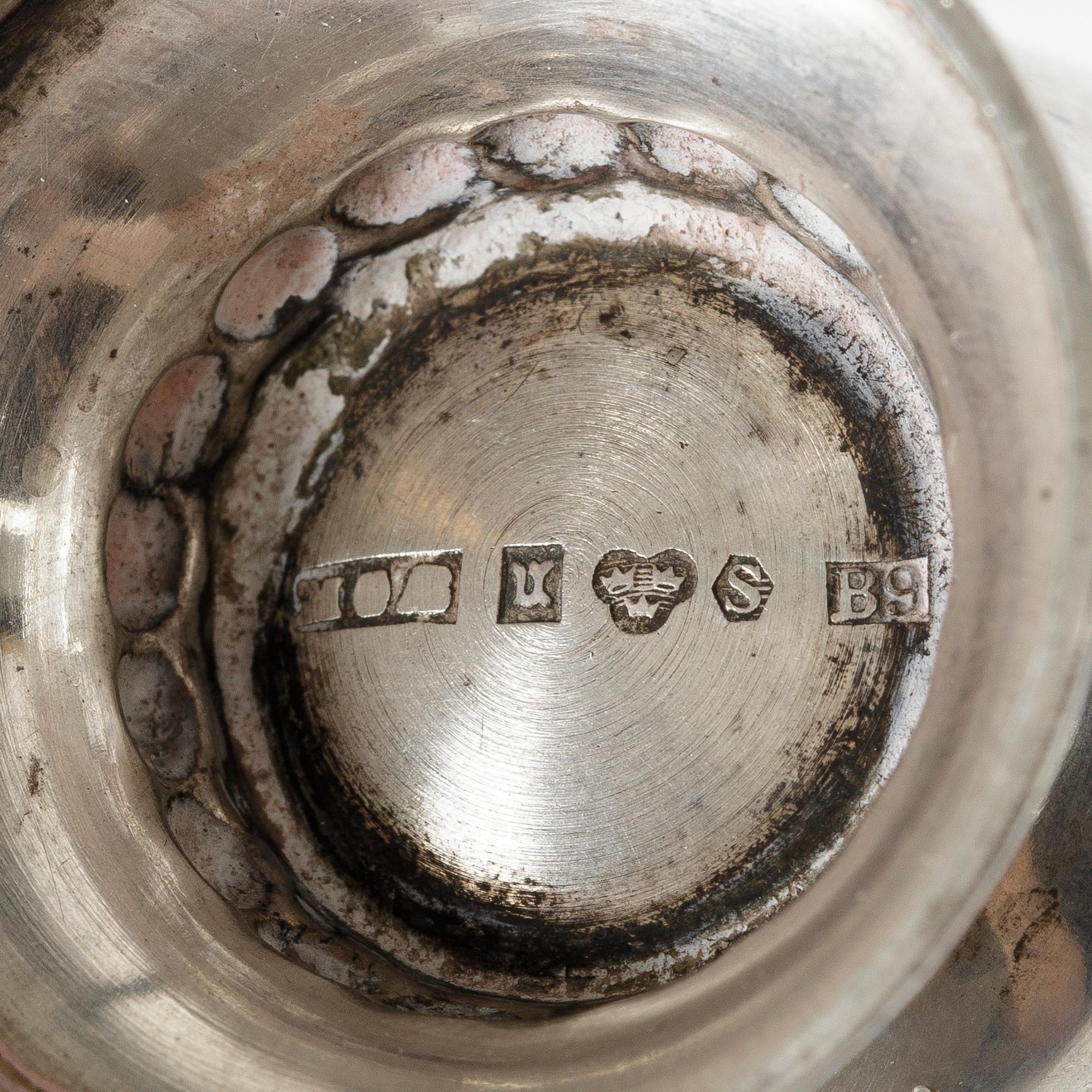 A lot of silver, 8 pieces, including with mark of KG Markströms, Uppsala 1897.