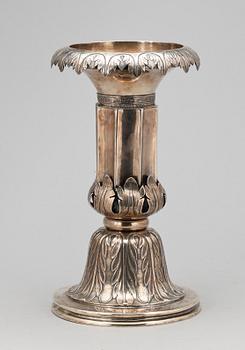 UNDERDEL TILL UPPSATSSKÅL, silver, Conrad Christian Fredrik Schröder, Köpenhamn, Danmark, 1841. Vikt ca 702g.