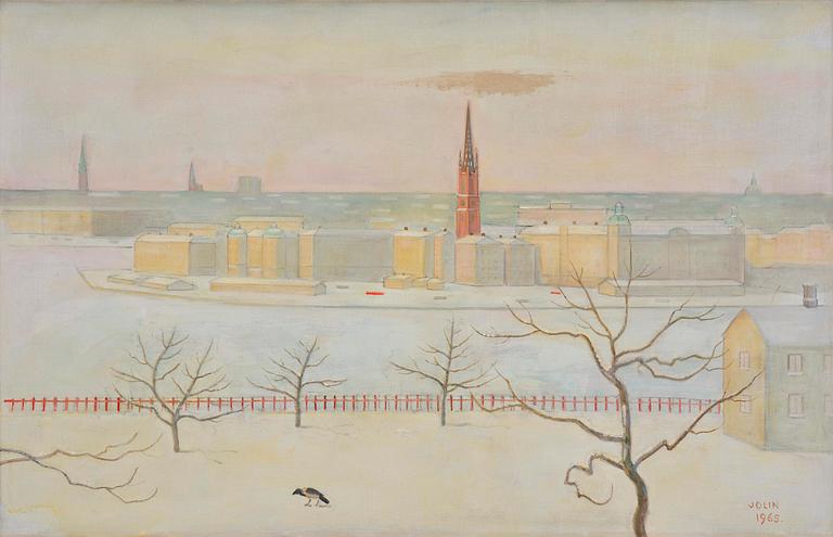 Einar Jolin, Vy mot Riddarholmen.
