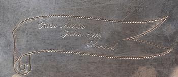 IKON MED SILVERRAM, Ryssland resp Atelier Borgila, 1900-tal.