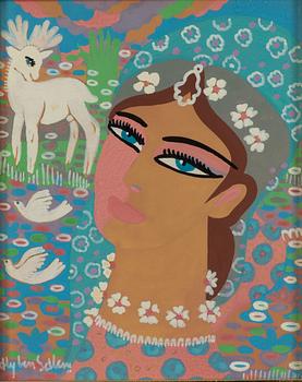 Aly Ben Salem, gouache, signed,