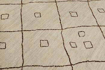 A carpet, Morocco design, c. 295 x 210 cm.