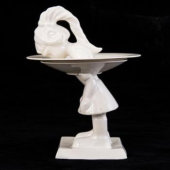 KIM SIMONSSON, tarjoiluvati, posliinia, signeerattu KIM 2013.