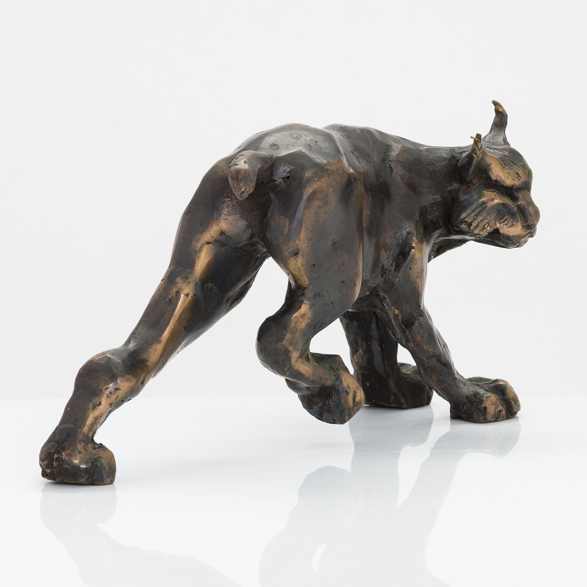 Tauno Kangro, skulptur, brons, signerad.
