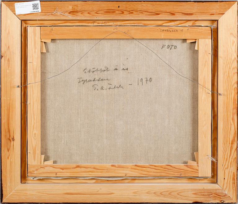 GUSTAF ADOLF FAHLE, olja på duk, signerad.