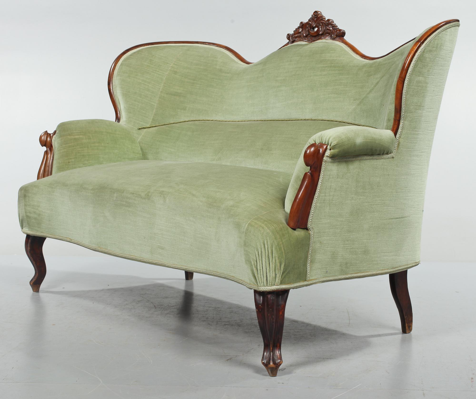 SOFFA, nyrokoko, 1800-talets andra hälft.
