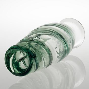 KARI ALAKOSKI, A GLASS SCULPTURE, signed Kari Alakoski Iittala 1998.