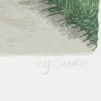 ULF GREDER, litografi. signerad och numrerad 304 / 360.