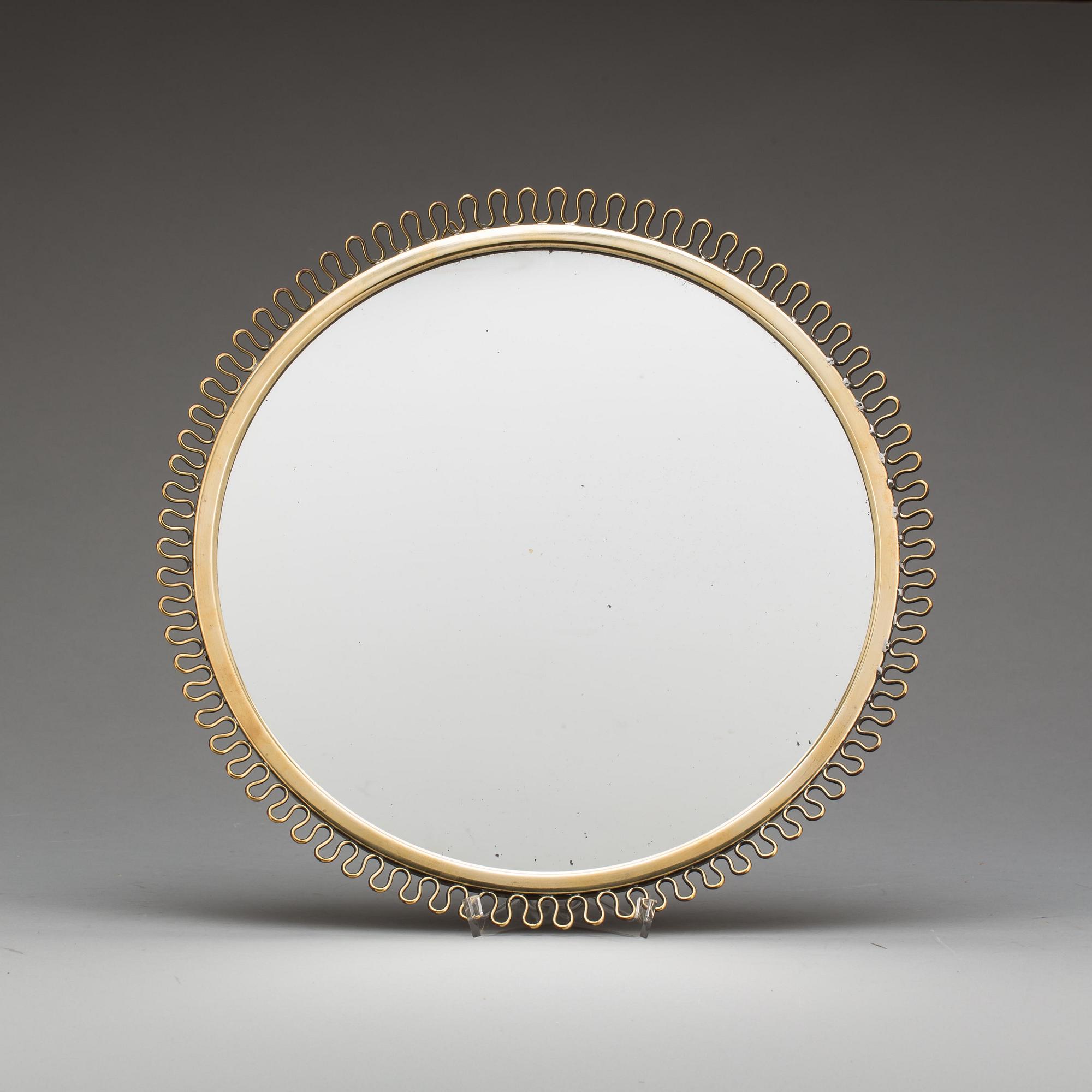 SPEGEL MED MÄSSINGSRAM, 1900-tal.