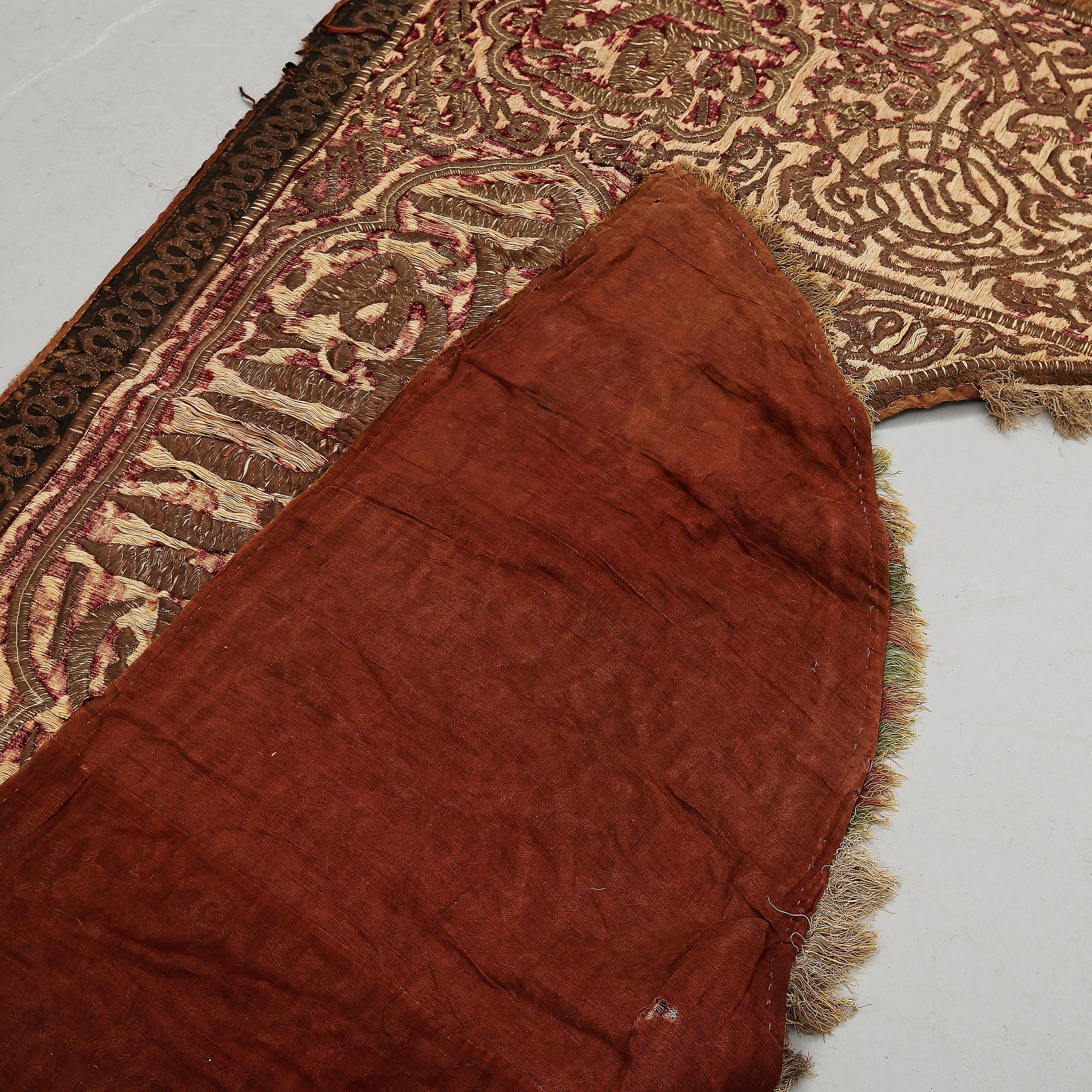 DÖRRTEXTIL, orientalisk, troligen 1800-tal.
