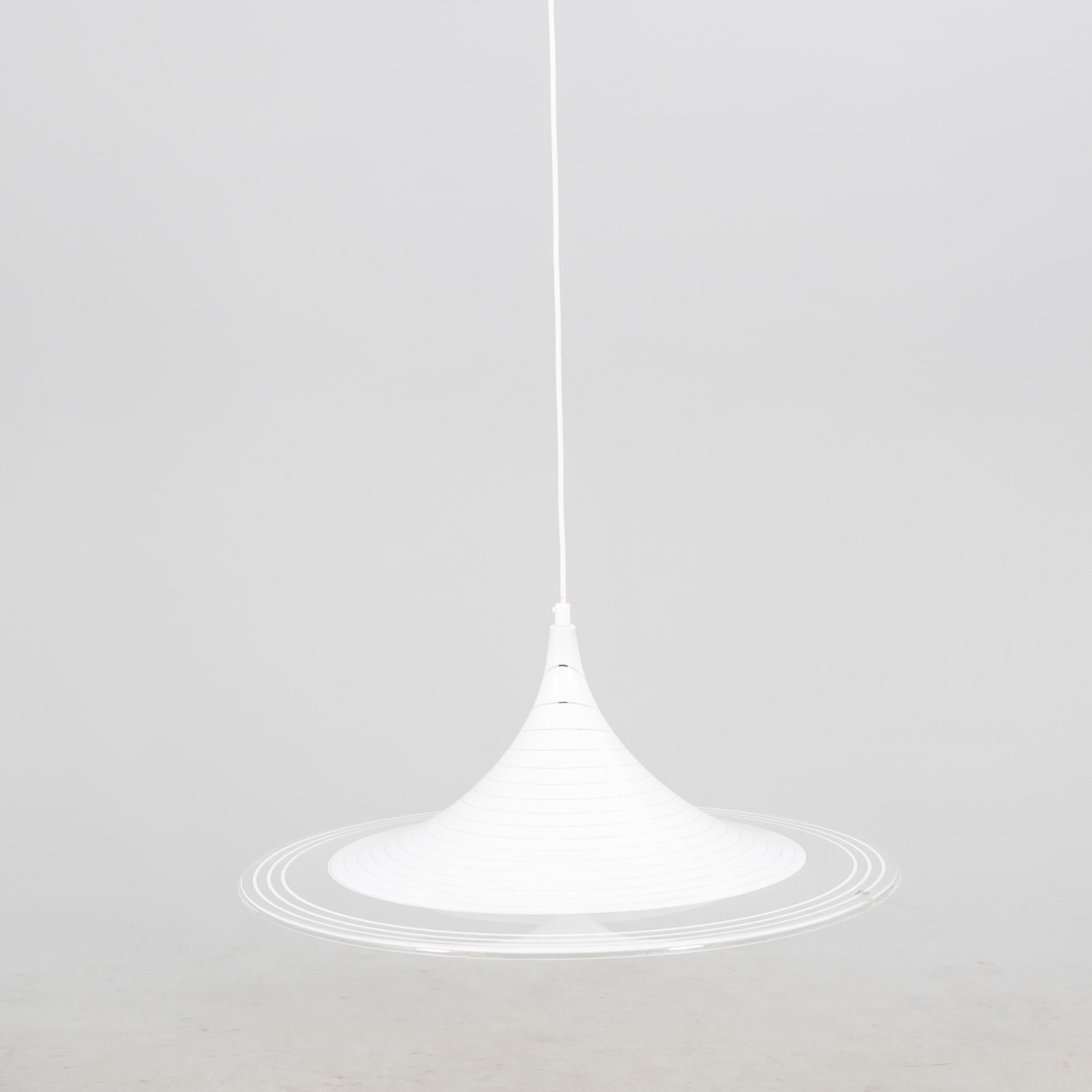 An Italian plastic ceiling pendant 21st century.