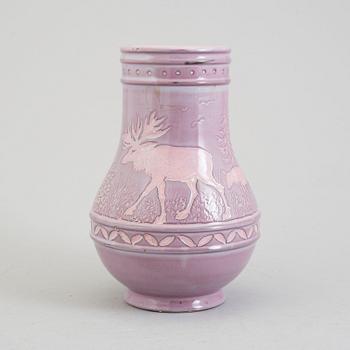 PEDER MÖLLER, a earthenware vase, Gustavsberg in the erly 20th century.