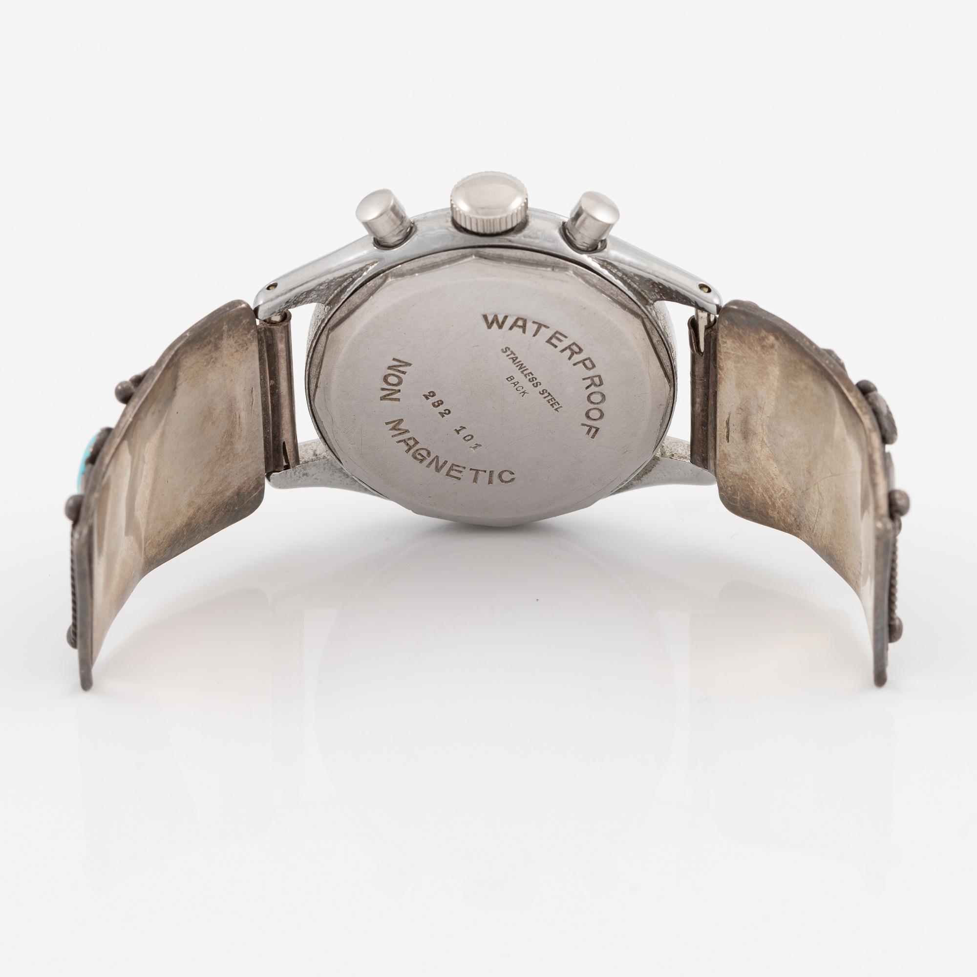 Lorton, chronograph, wristwatch, 36 mm.