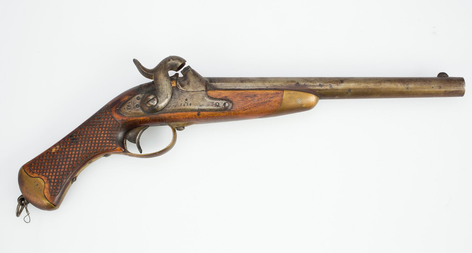 SLAGLÅSPISTOL, Carl Gustafs Stads gevärsfaktori, m/1850.