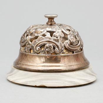 RINGKLOCKA, silver, nyrokoko, London, 1893.