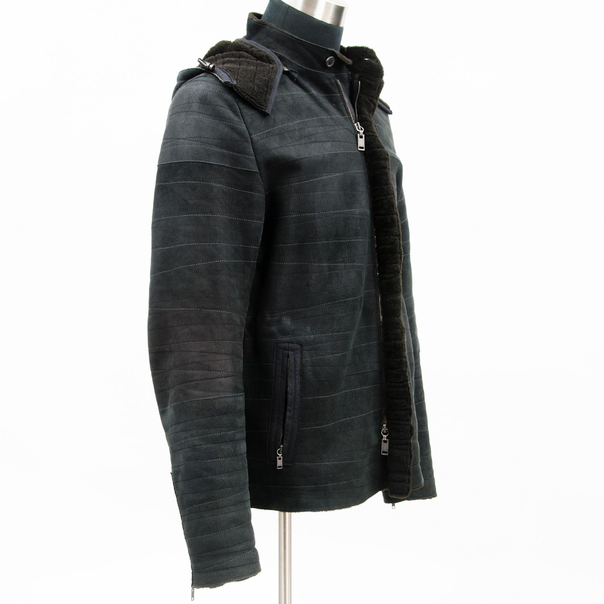 A Mens Lanvin Shearling Lamb Jacket size 50. Bukowskis