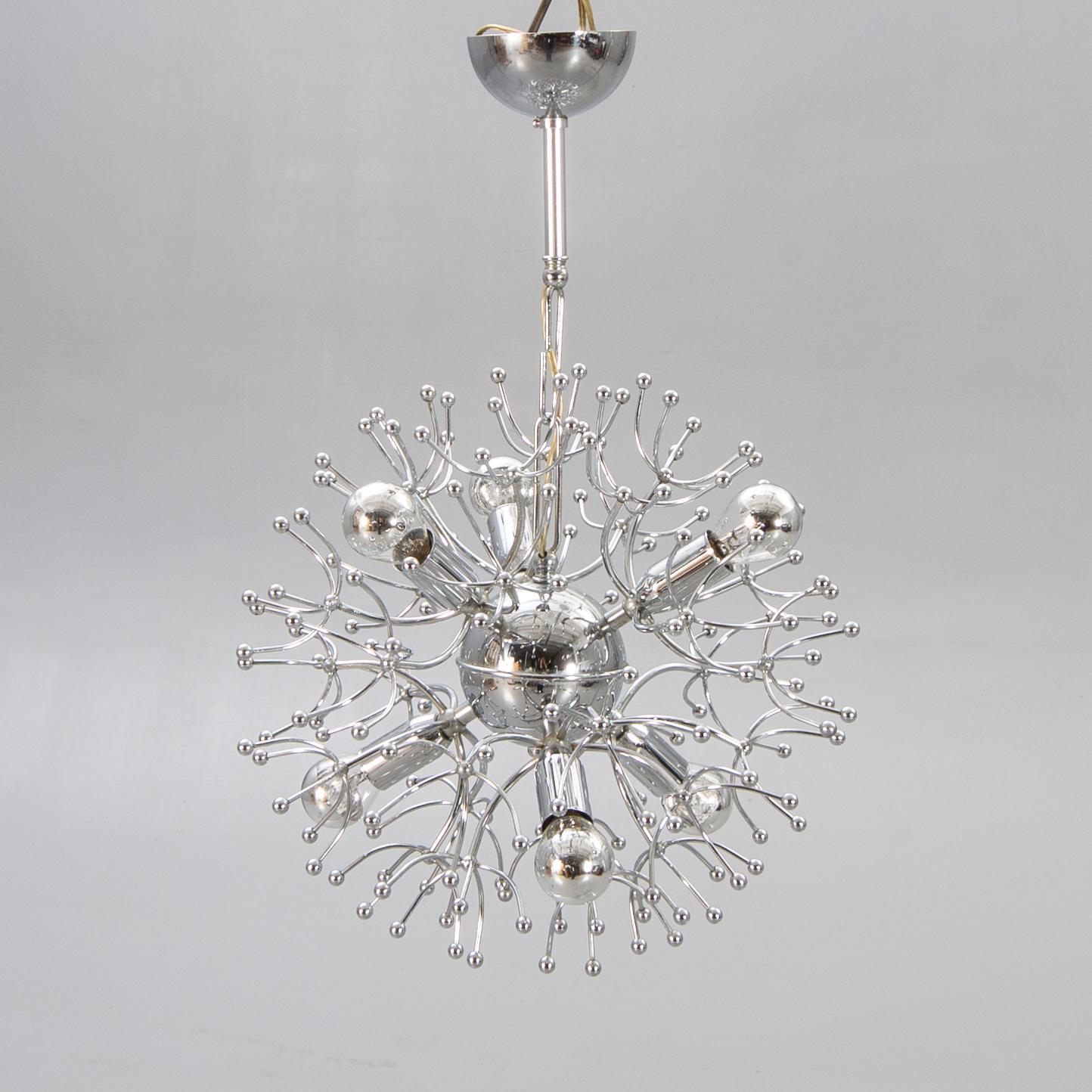 Gaetano Sciolari, An Italien later part of the 20th century ceiling pendant.