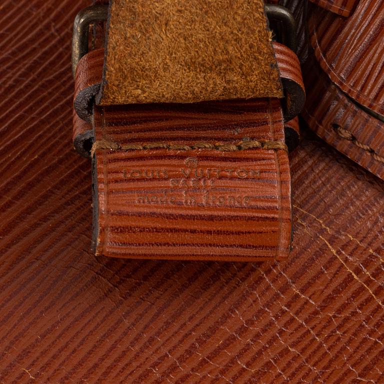 Louis Vuitton, an Epi 'Keepall 55' weekendbag, 1987.