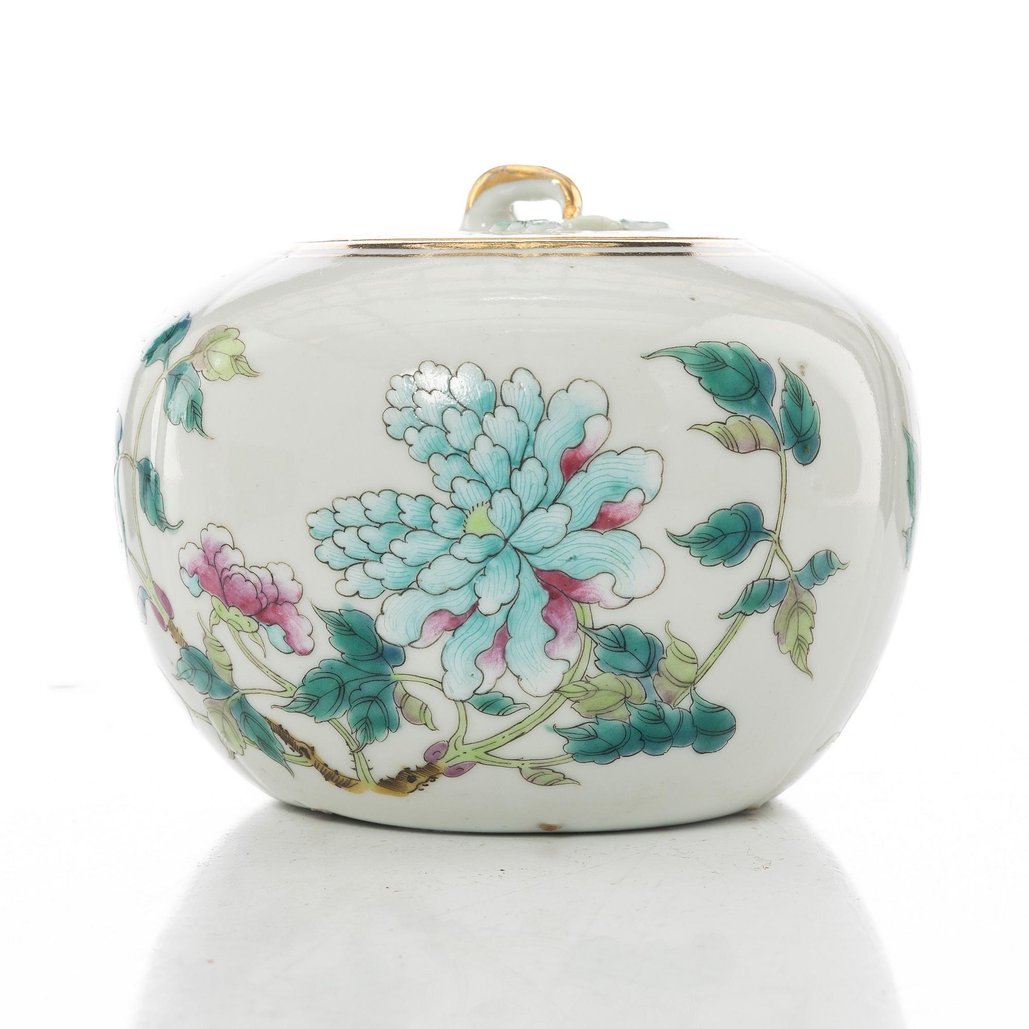 Parti porslin, 6 delar, Kina, 1800-1900-tal.