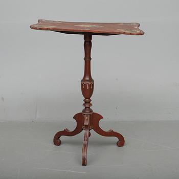 KÄÄNTÖPÖYTÄ, rokokootyyli, 1800-luvun loppu.
