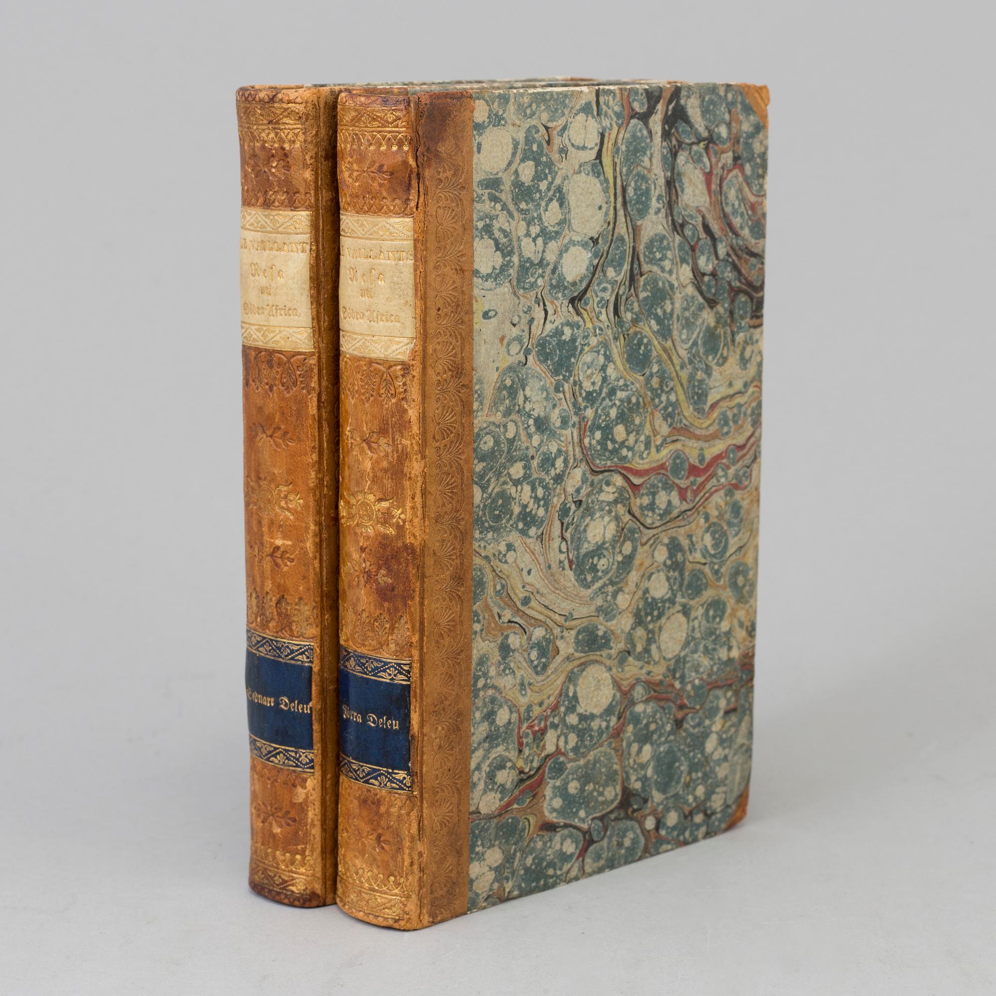 A book, Francois Le Vaillant, 
Stockholm 1798.