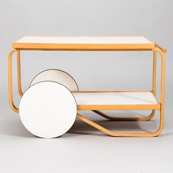 A mid-20th-century tea trolley 98, for Artek.