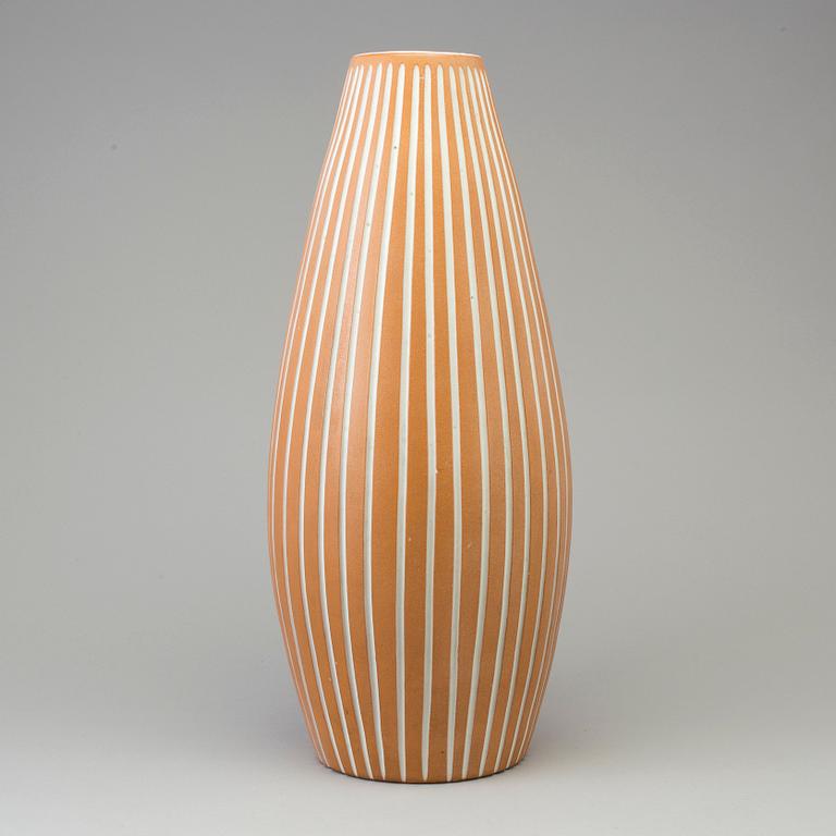 a earthenware vase, by Ingrid Atterberg, Uppsala-Ekeby, 1940/1950's.