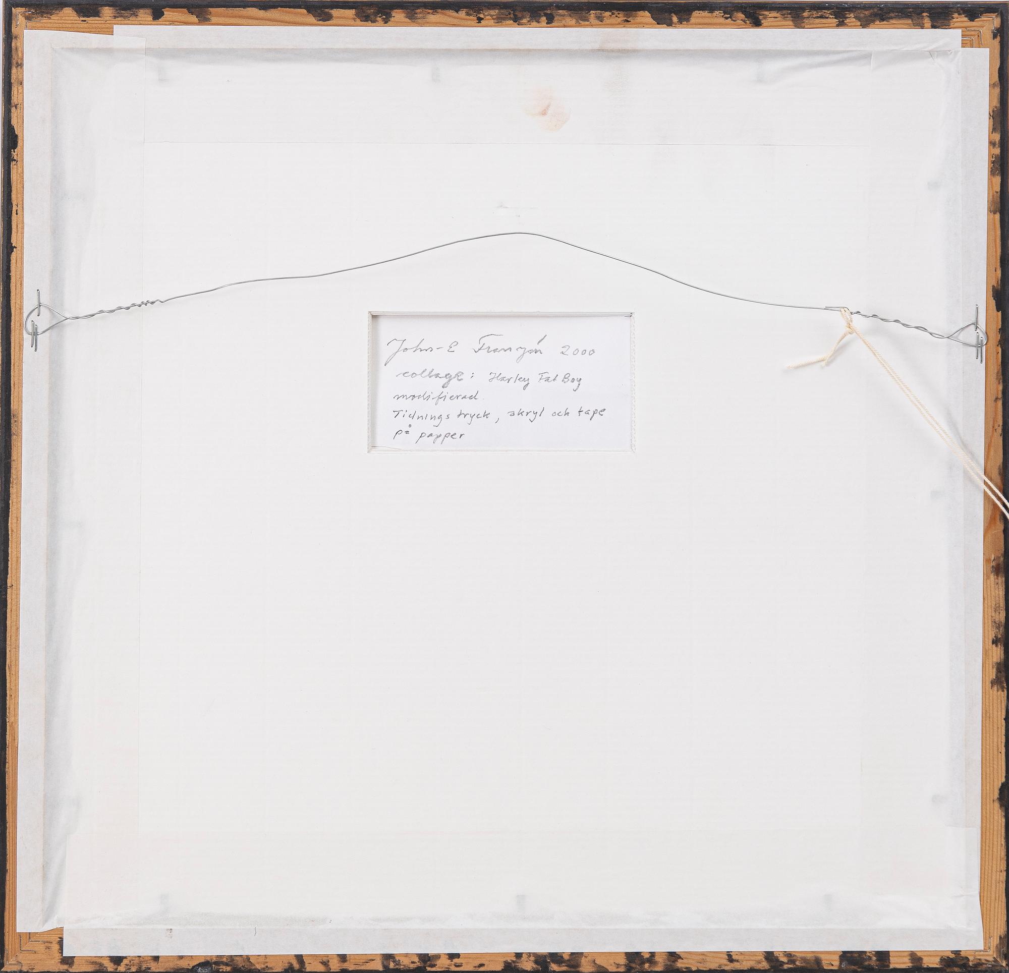 John-E Franzén, "Harley Fat Boy modifierad".