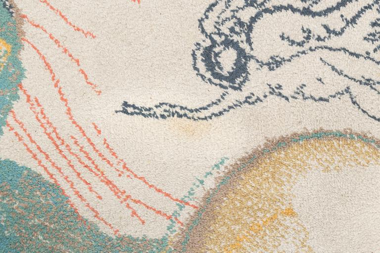 A rug, after Salvador Dalí, Ege Axminster A/S, Denmark, 140 x 200 cm.