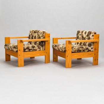 Fåtöljer, ett par, 1970-tal.